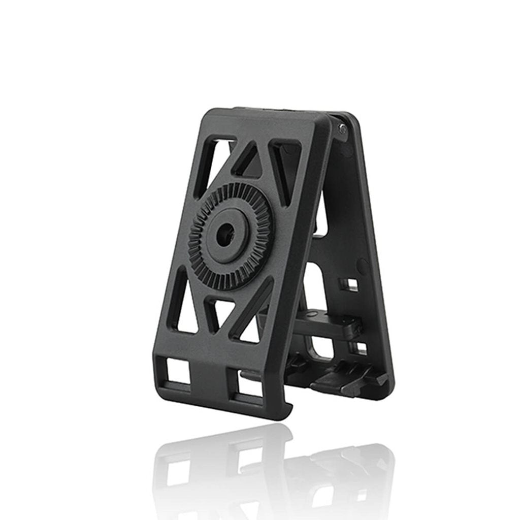 Soporte de cinturón universal AMOMAX negro para fundas y bolsas porta-pistola