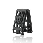 Soporte de cinturón universal AMOMAX negro para fundas y bolsas porta-pistola