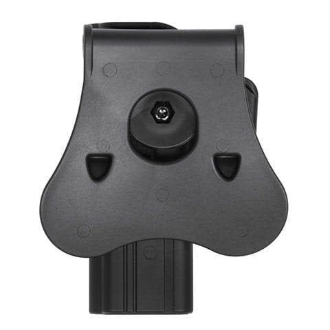 Funda de pistola Glock de plástico, derecha, negra, modelo AMX009-BK