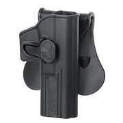 Funda de pistola Glock de plástico, derecha, negra, modelo AMX009-BK