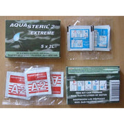 Kit AQUASTERIL 2 EXTREME para desinfección de agua en actividades al aire libre