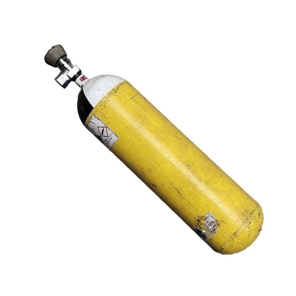 Botella de acero a presión Dräger 6 l/300 bar usada ARHN-0709-G