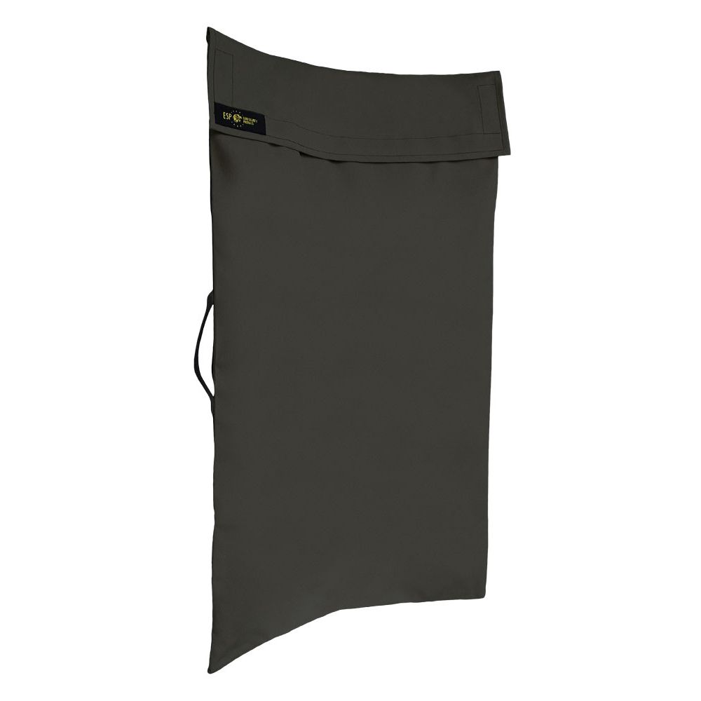 Funda protectora para escudo anti-impacto en tejido cauchado, con asa y cierre de velcro