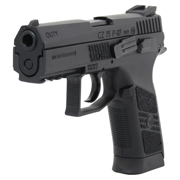 Pistola Airsoft ASG CZ P-07 Duty CO2 con cierre metálico y munición BB 6 mm