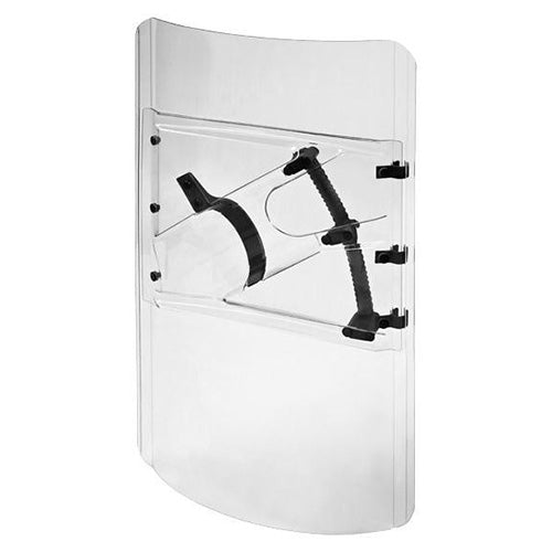 Escudo anti-impacto 570 x 1000 mm policarbonato 3 mm, mano derecha