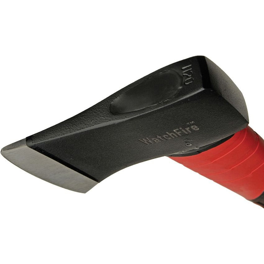 Hacha Sekera WATCHFIRE 40 cm, cabeza parcialmente ennegrecida en acero 1045, filo 7,6 cm