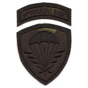 Parche SPECIÁLNÍ SÍLY vz.95 camuflaje, 2 piezas, 7x8 y 7x2,5 cm