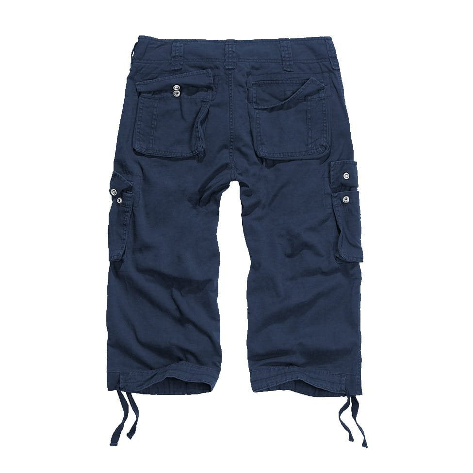 Bermudas 3/4 URBAN EGEND en color azul, con seis bolsillos y trabillas para cinturón