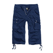 Bermudas 3/4 URBAN EGEND en color azul, con seis bolsillos y trabillas para cinturón