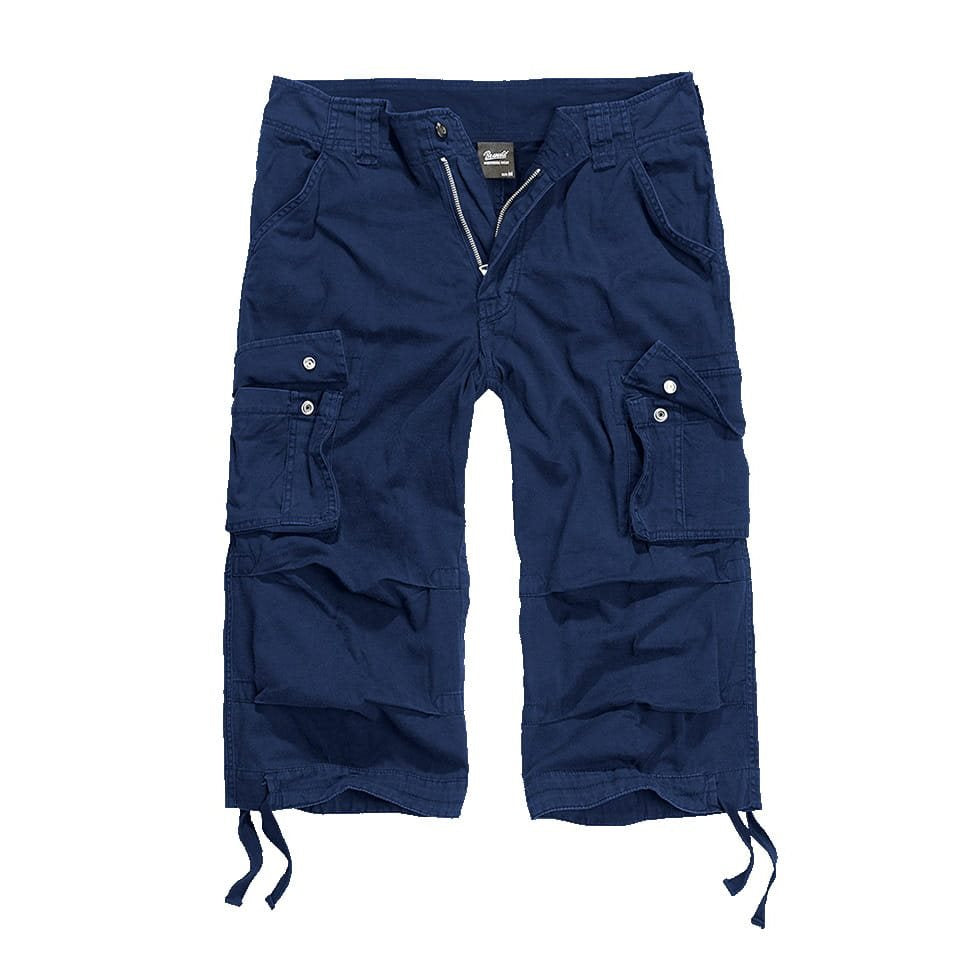 Bermudas 3/4 URBAN EGEND en color azul, con seis bolsillos y trabillas para cinturón