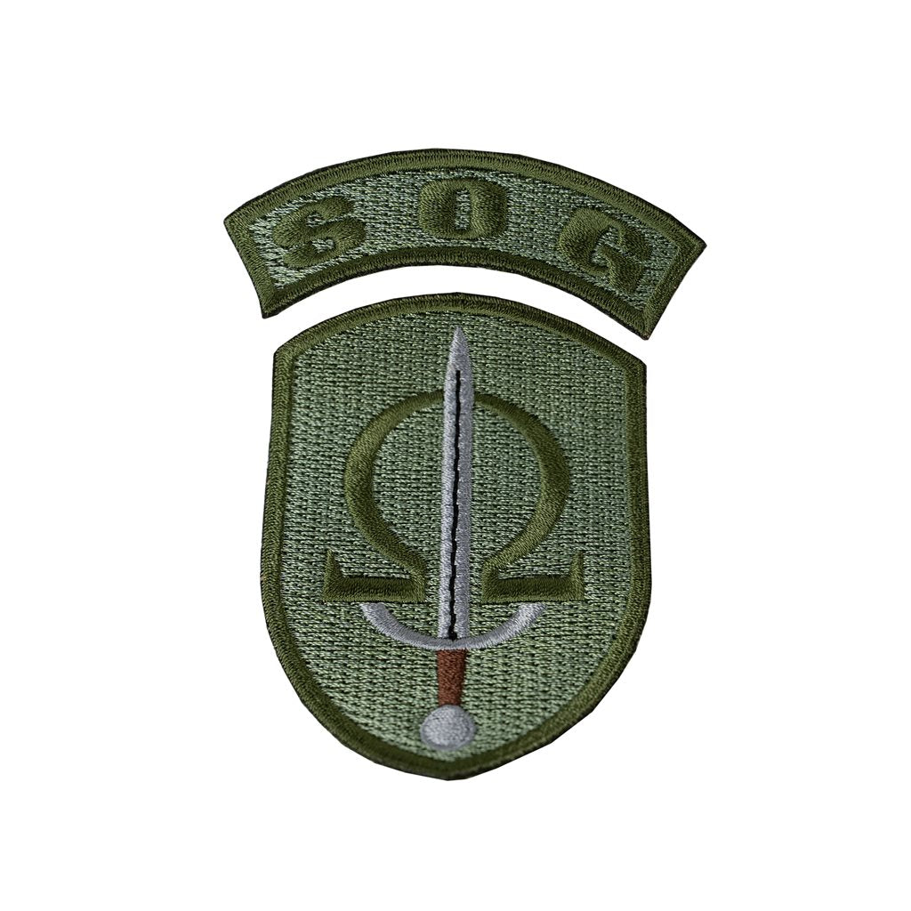 Nášivka SOG DESERT - parche emblema de la Special Operations Group (Vojenská policie)