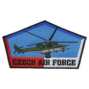 Parche bordado CZECH AIR FORCE MI-24V helicóptero 106x60 mm