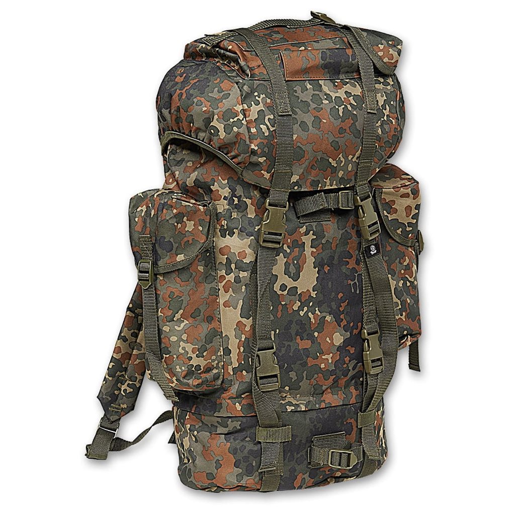 Mochila KAMPF 65L estilo BW verde - réplica de combate BRANDIT
