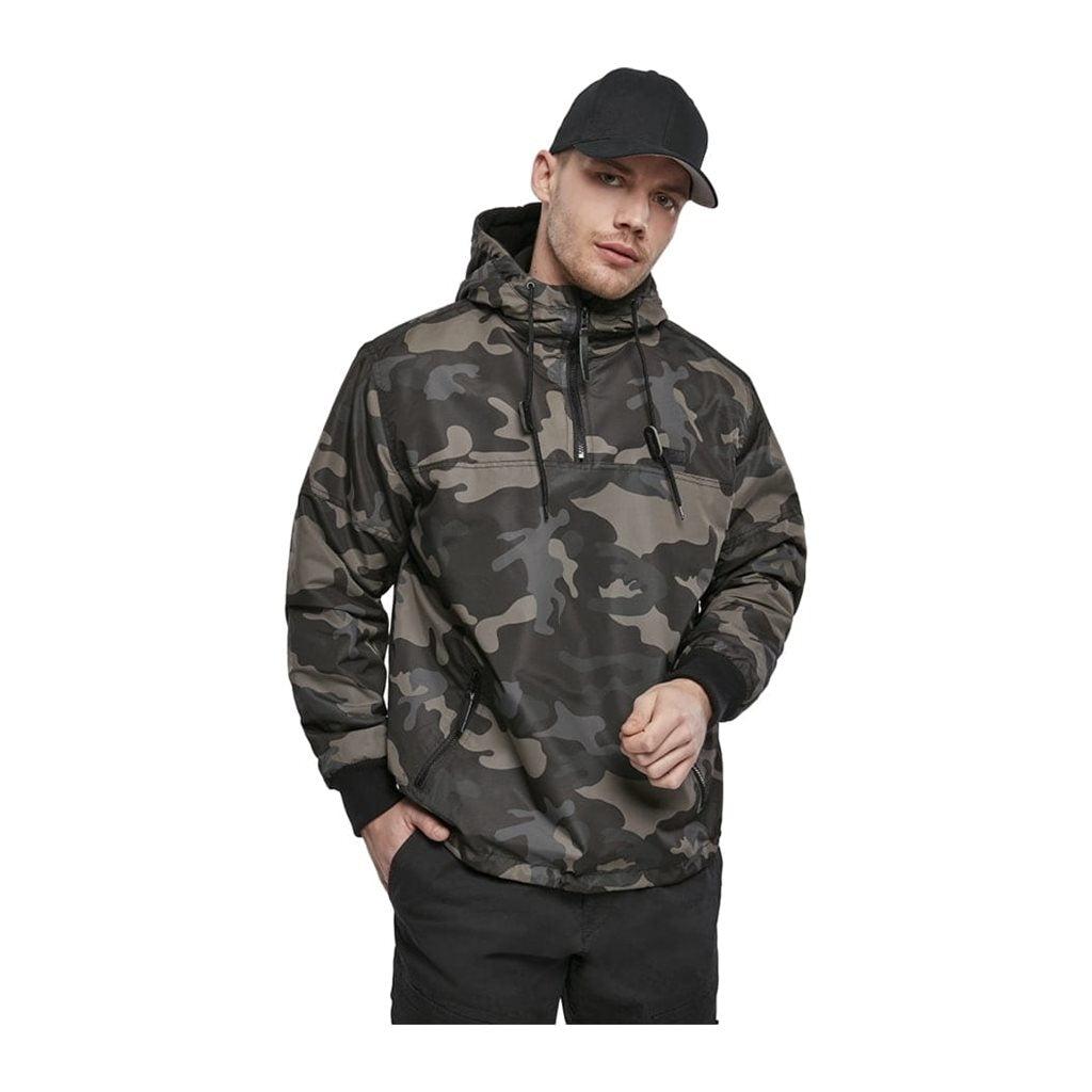 Chaqueta cortavientos LUKE acolchada con forro polar, exterior de poliéster resistente al viento