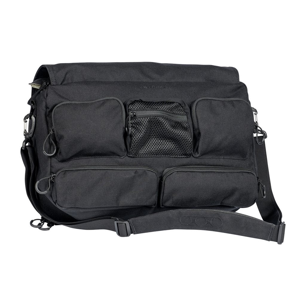 Bolso bandolera EXECUTIVE BRIEF gris 17 L nylon rip-stop con bolsillo oculto para arma corta