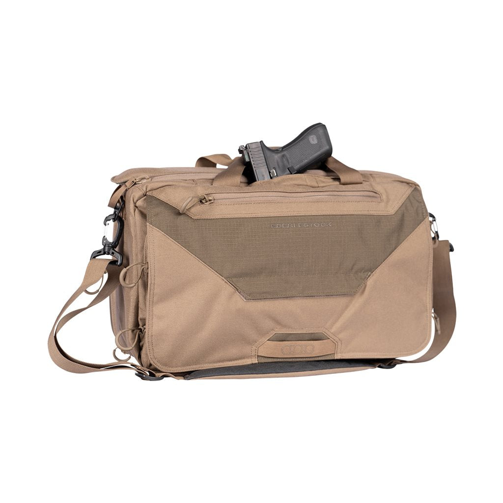 Bolso bandolera EXECUTIVE BRIEF gris 17 L nylon rip-stop con bolsillo oculto para arma corta