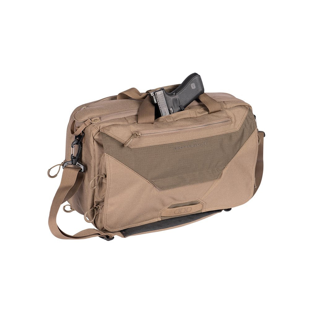 Bolso bandolera EXECUTIVE BRIEF gris 17 L nylon rip-stop con bolsillo oculto para arma corta