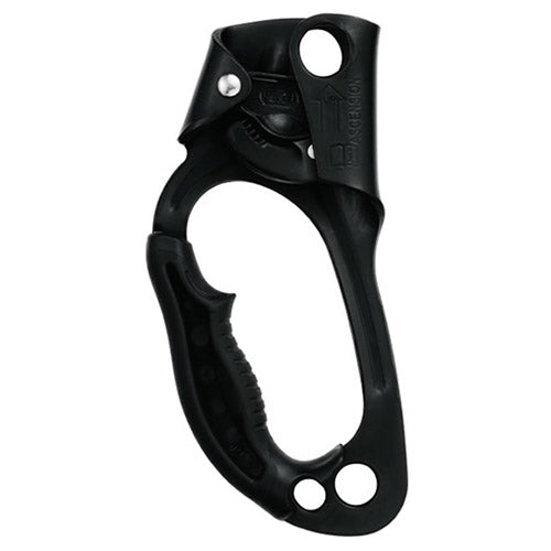 Bloqueador de cuerda Petzl ASCENSION izquierdo negro con asa
