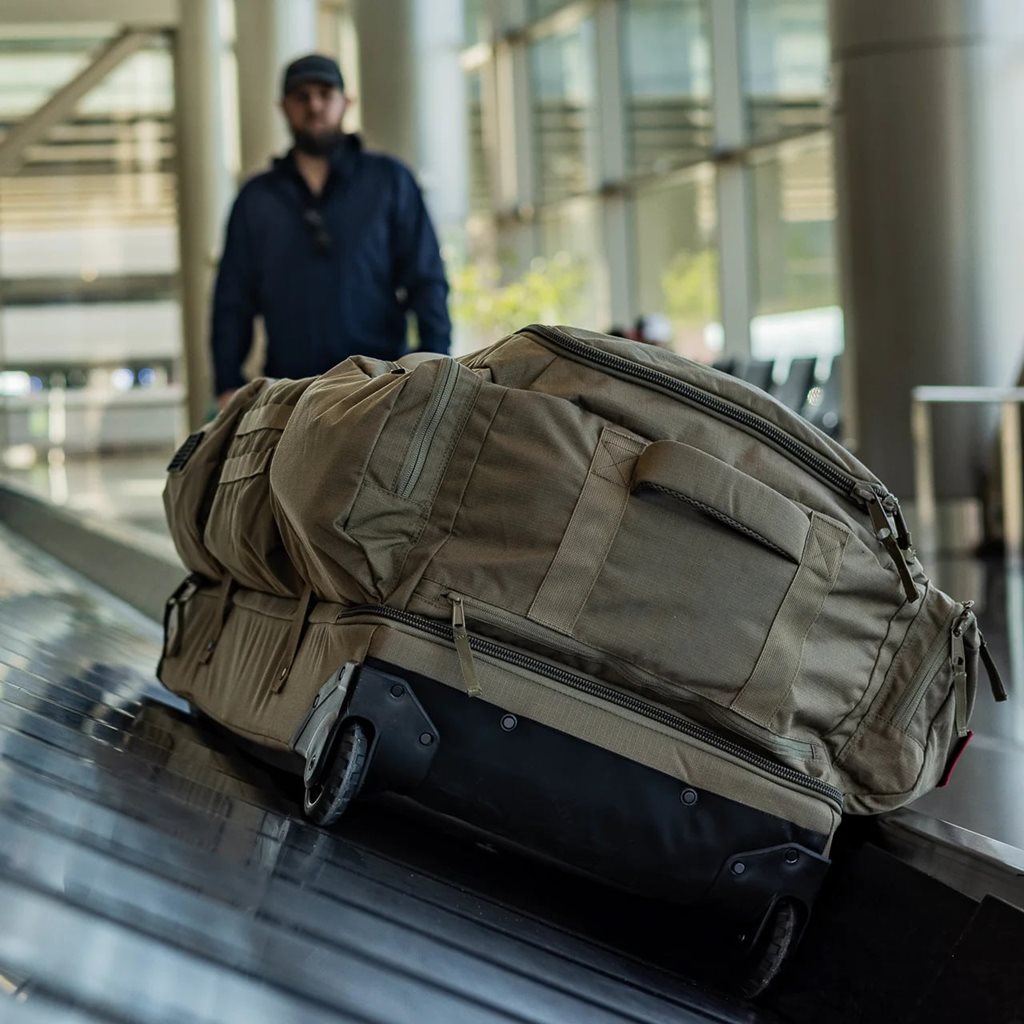 Bolsa de transporte B3 HERCULES gris con ruedas y múltiples bolsillos - EBERLESTOCK