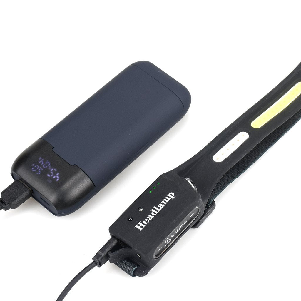 Linterna frontal recargable B47S-1 con banda ajustable y LED XPG de 500 lúmenes