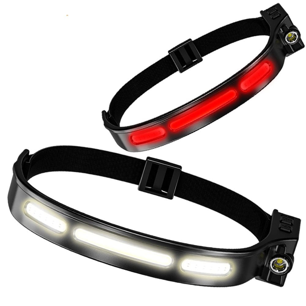 Linterna frontal recargable B47S-1 con banda ajustable y LED XPG de 500 lúmenes