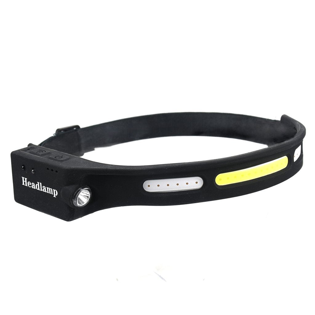 Linterna frontal recargable B47S-1 con banda ajustable y LED XPG de 500 lúmenes