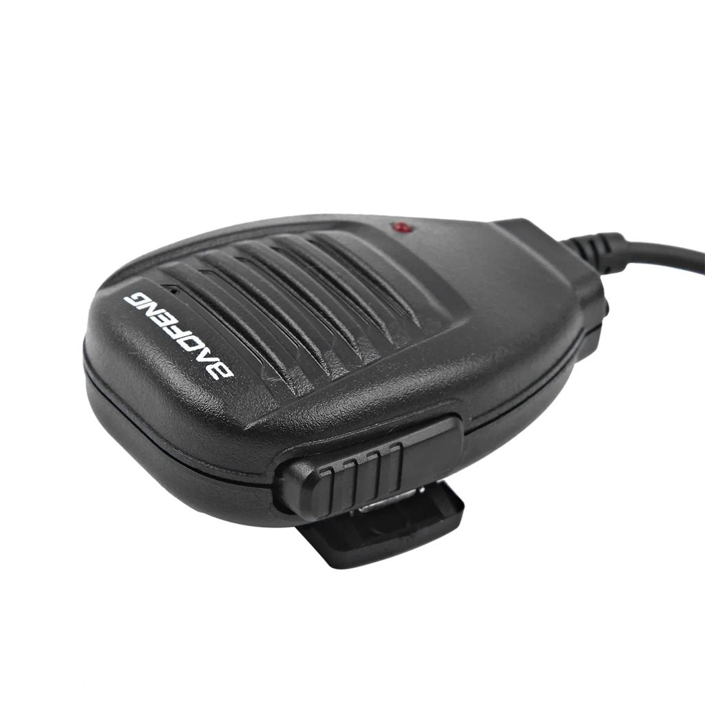 Micrófono/reproductor externo Kenwood 2-pin negro con botón PTT