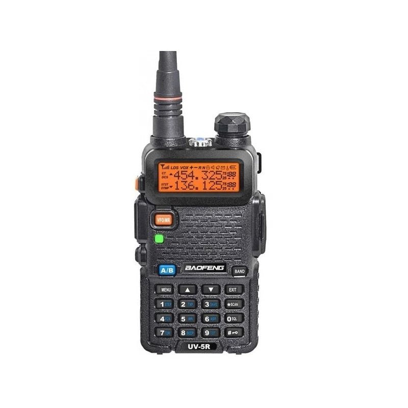 Radio UV-5R 8W negro (UHF/VHF) - BAOF021