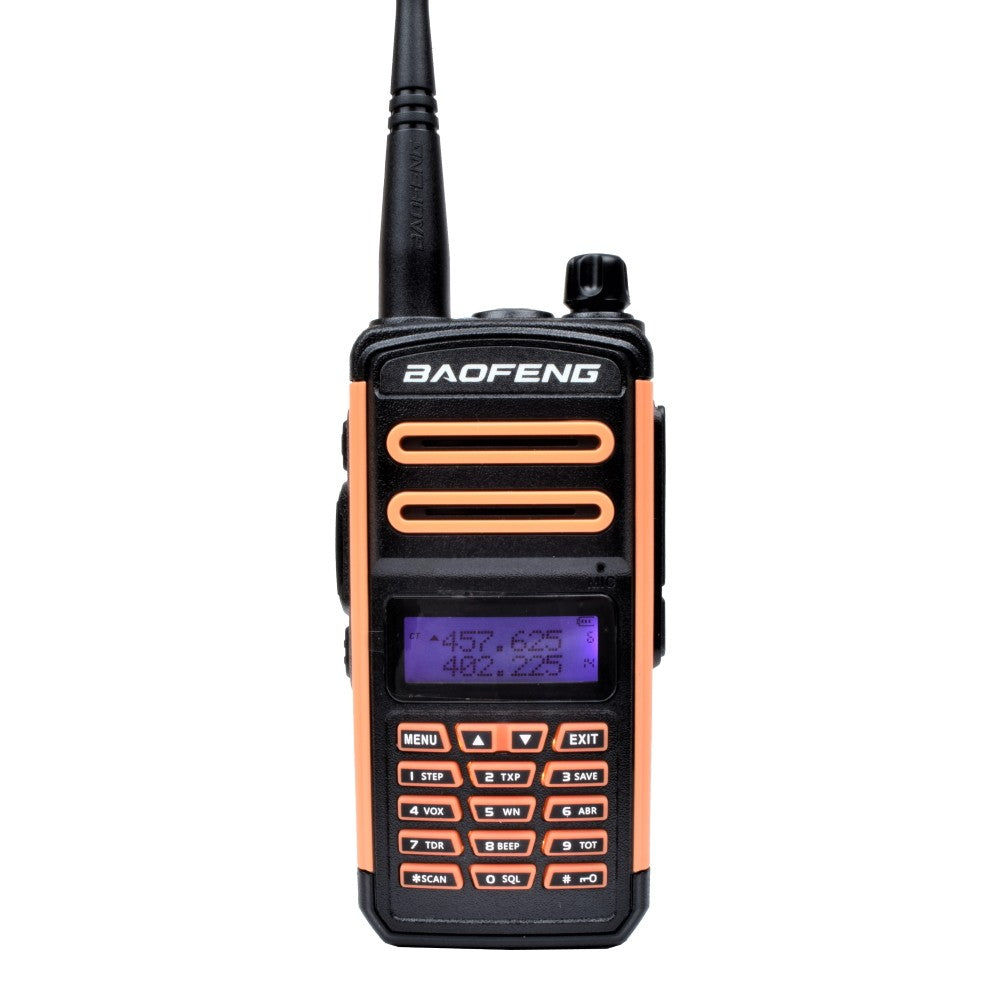 Radio Baofeng Banda Dual VHF/UHF Versión Mejorada Naranja