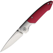 Navaja plegable RASPBERRY con filo liso y diseño compacto