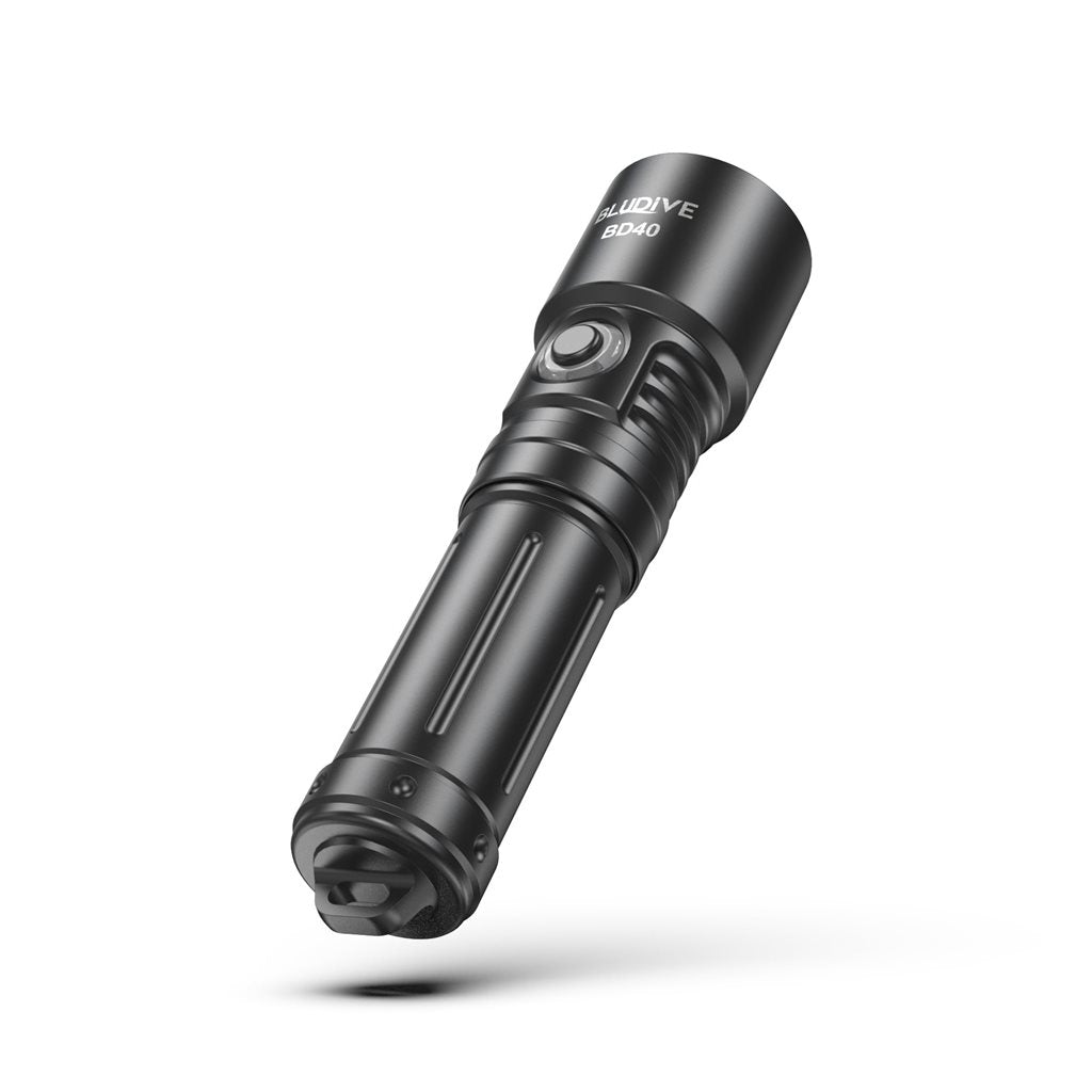 Linterna recargable BD40 negra