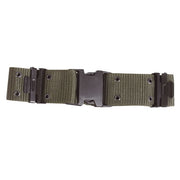 Cinturón tipo LC2 verde con hebilla de plástico, 102 cm