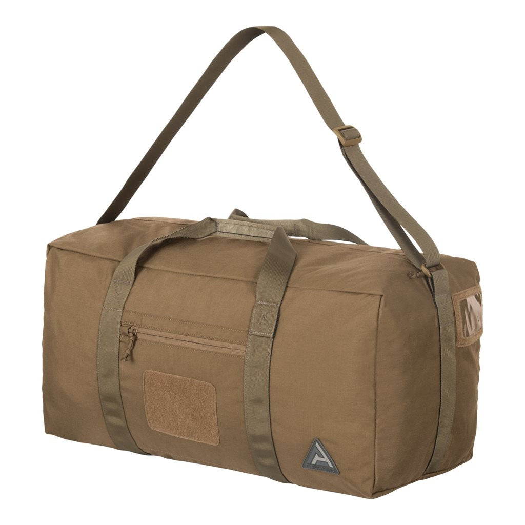 Bolsa de viaje DEPLOYMENT 42 L con material resistente, cremalleras YKK, correa de hombro ajustable y asa central robusta