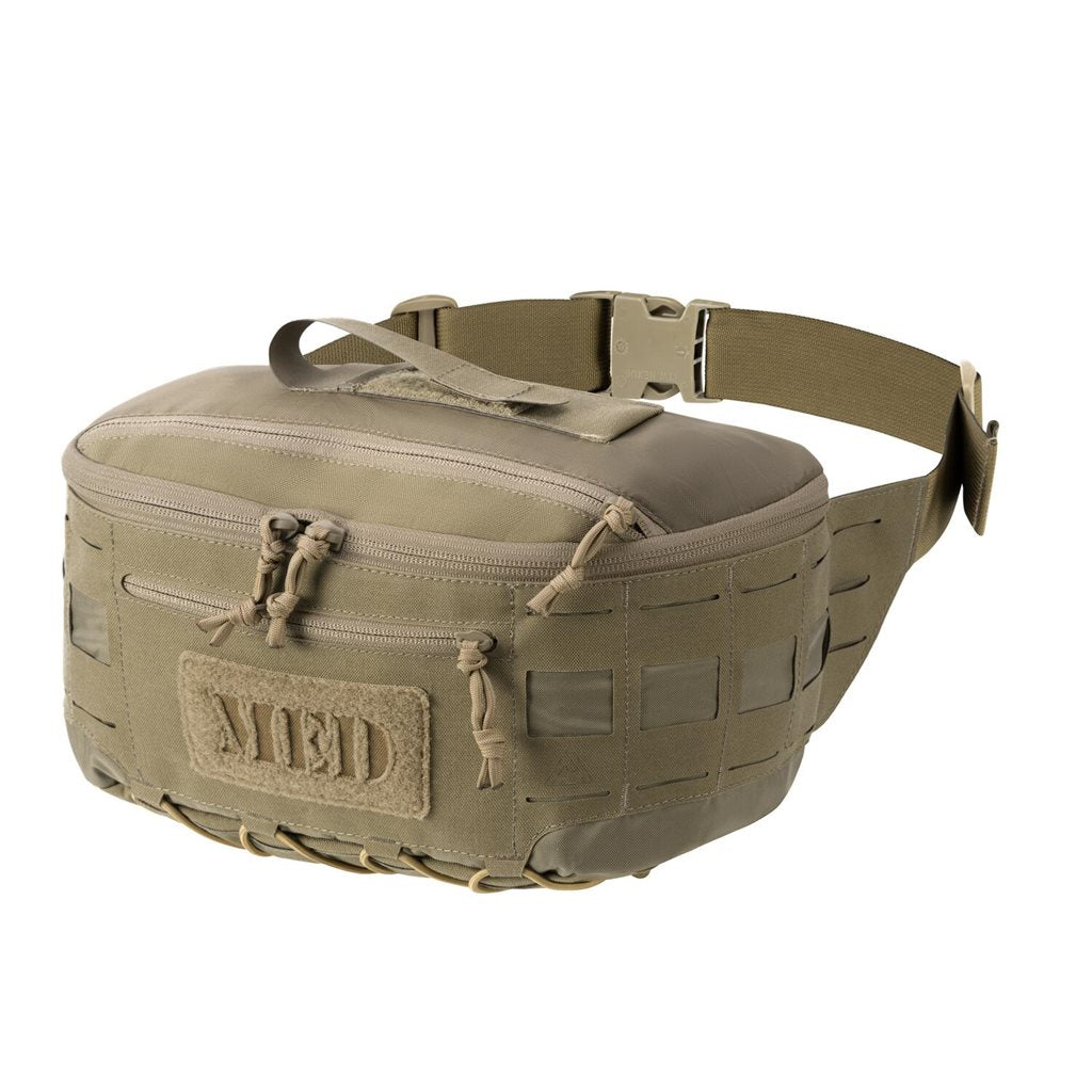Rinonera LYSANDER MED en nylon resistente para material medico, diseno compacto y ergonomico que se ajusta bajo portaplacas