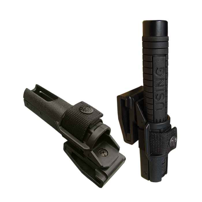 Funda plástica giratoria para porra extensible con clip UBC-03 compatible 16/18/21