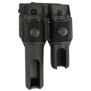 Funda rotativa MOLLE doble para porra telescópica (16,18,21") y linterna LH-14, montaje en cinturón