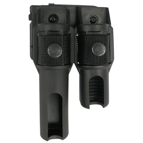 Funda rotativa MOLLE doble para porra telescópica (16,18,21") y linterna LH-14, montaje en cinturón