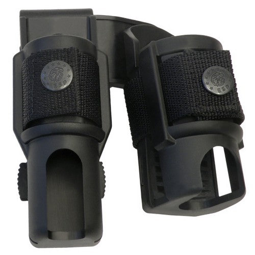 Funda giratoria MOLLE para porra telescópica y spray, ahorro de espacio en cinturón