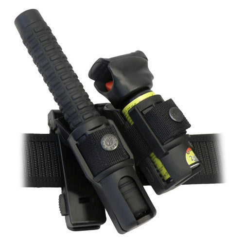 Funda giratoria BH-14 y SHT-14 para bastón telescópico y spray, doble plástico