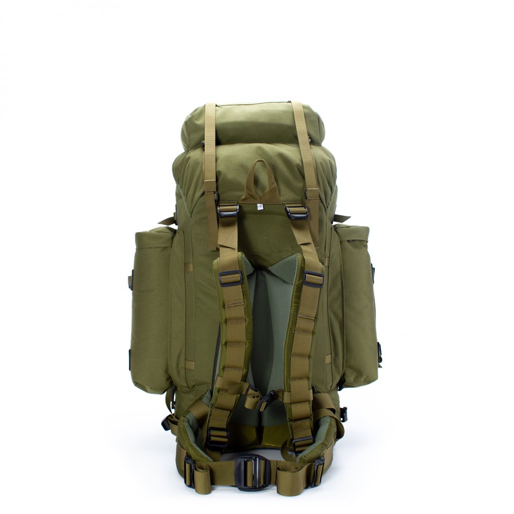 Mochila MMPS Berghaus Vulcan IV 100 L verde, Armadura 1000D