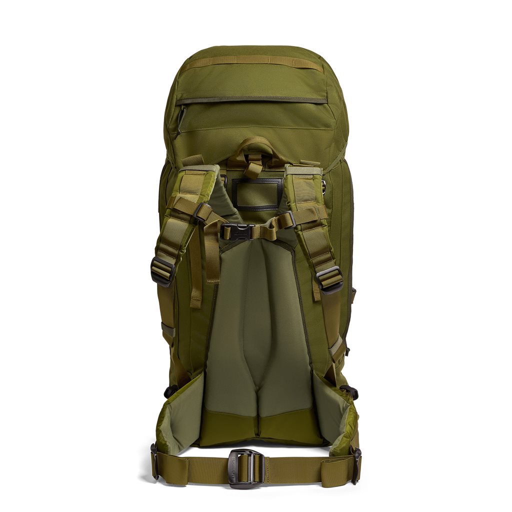 Mochila Berghaus Crusader IV 90+20L verde, mochila expedición robusta estilo militar