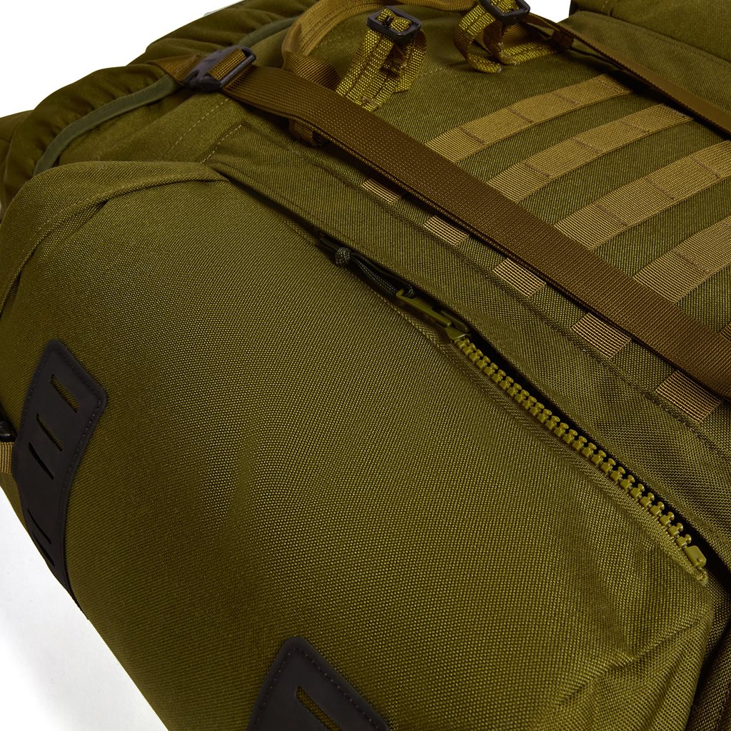 Mochila MMPS Vulcan V 100 L verde, material Armadura 1000D