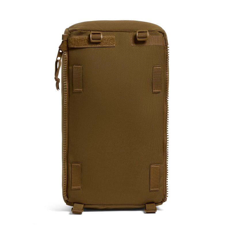 Bolsillos MMPS III 30L Earth Brown, dos bolsas laterales acopladas