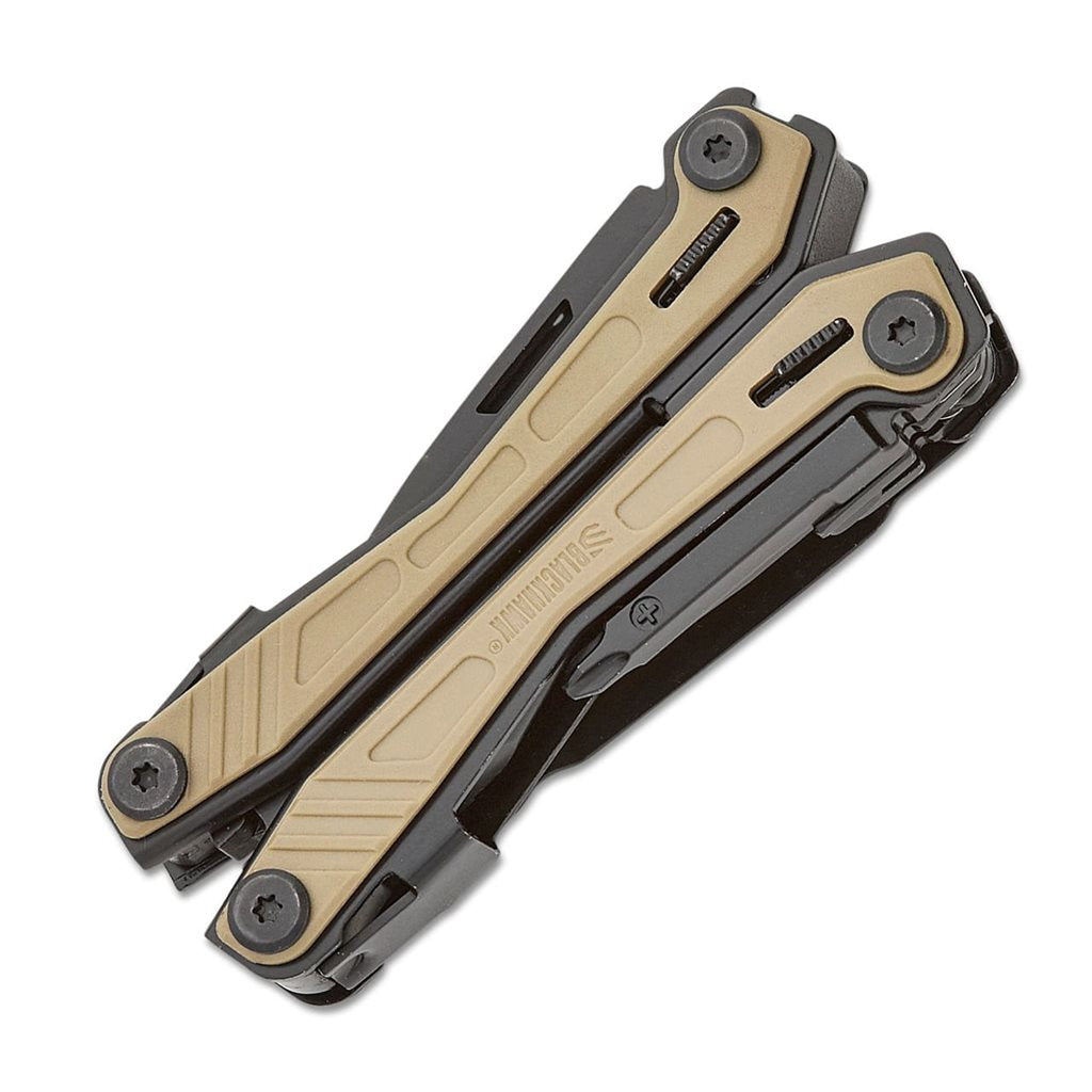 Multitool alicates EDC Zytel TAN en acero inoxidable con inserciones Zytel y funda ZYTEL