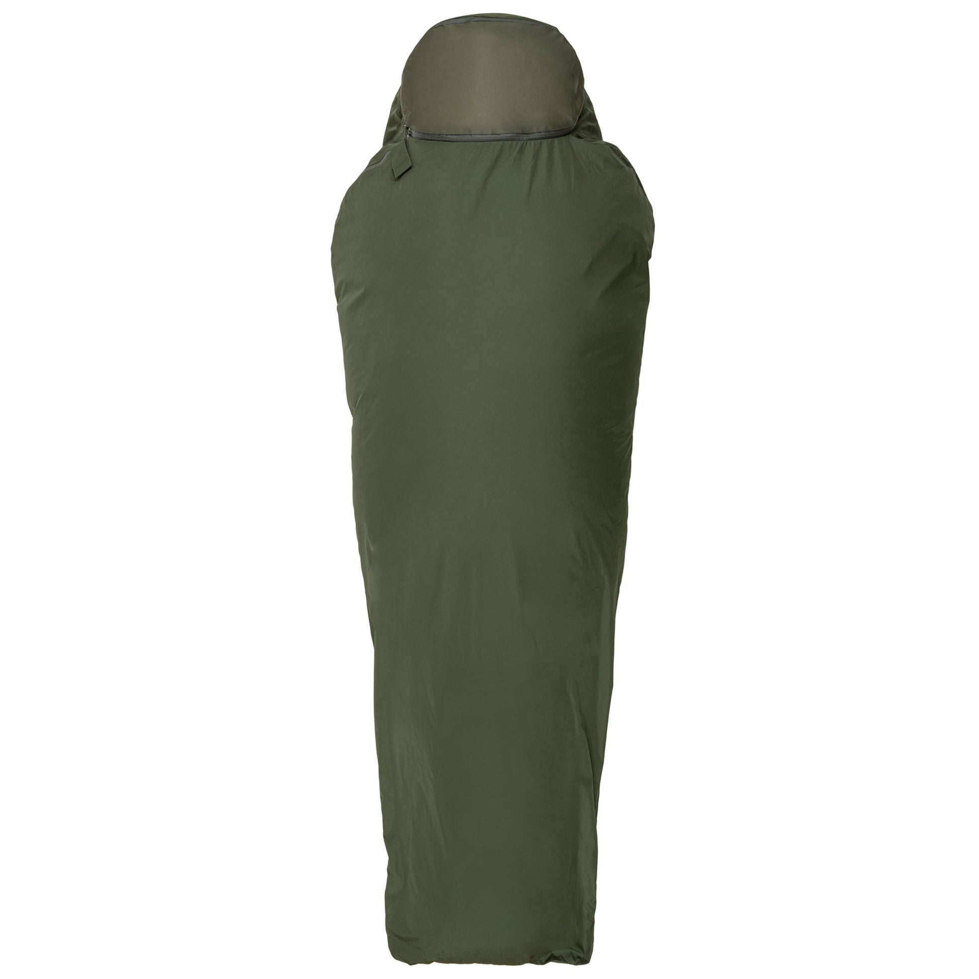 Funda para saco de dormir HAWK verde resistente e impermeable con mosquitera integrada