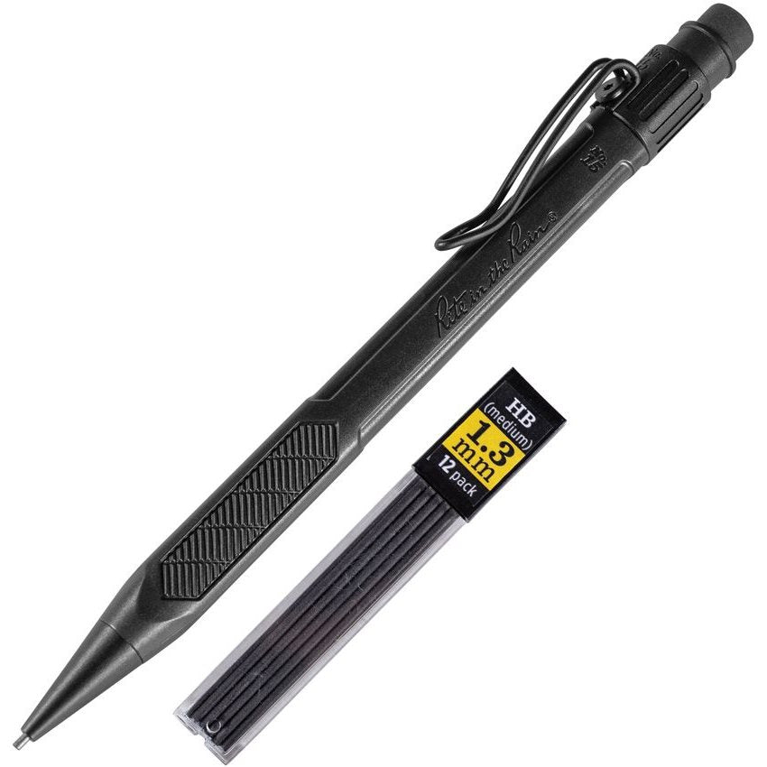 Lápiz mecánico WORK-READY 1,3 mm con clip y punta de aluminio, incluye 12 minas