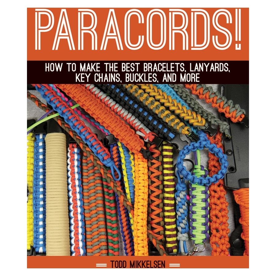Portada del libro PARACORDS! guía ilustrada paso a paso para trenzar con paracord — 162 páginas