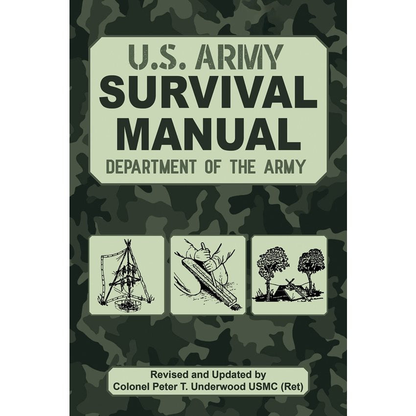 Portada del libro U.S. Army Survival Manual - manual de supervivencia en inglés