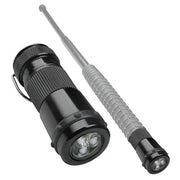 Linterna BL-01 para porra telescópica, 3 LED, negra