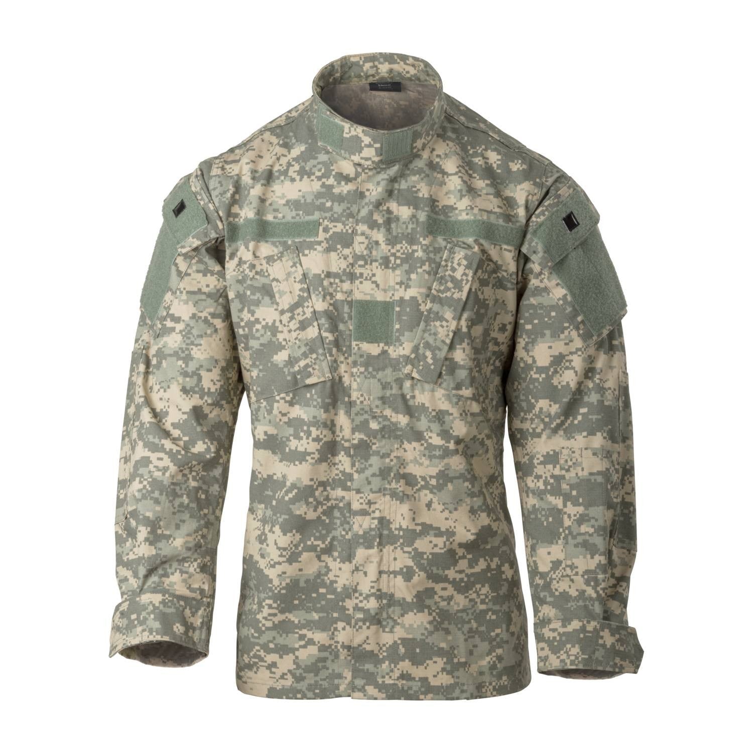 Chaqueta ACU rip-stop en patrón digital con cuello mandarín — réplica US Army